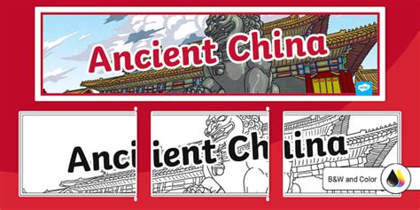 Ancient China Banner For Th Th Grade Lehrer Gemacht