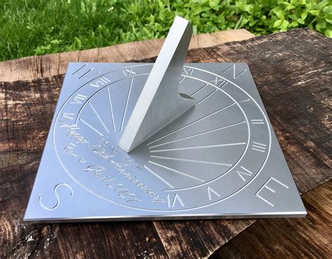 Precision Unique Sundial Diamond Custom For Your Location Etsy