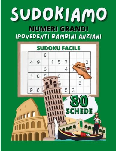 Sudokiamo Numeri Grandi Adulti Sudoku Facile Con Schede Diverse