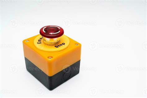 Emergency Stop Button Big Red Emergency Button Or Stop Button For