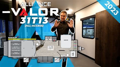 Tour The Valor T All Access Toy Hauler By Alliance Rv