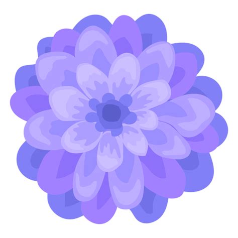 Diseño Png Y Svg De Dahlia Flor Tallo Brote Pétalo Plano Para Camisetas