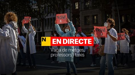 Huelga de médicos maestros profesores y taxis DIRECTO Última hora