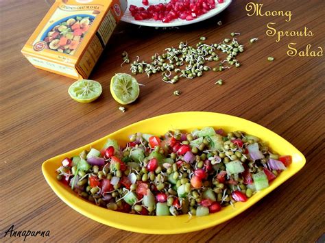 Annapurna Moong Sprouts Salad Recipe