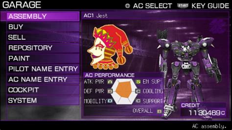 Armored Core Silent Line Portable Vs Leos Klein Tournie Acs Youtube