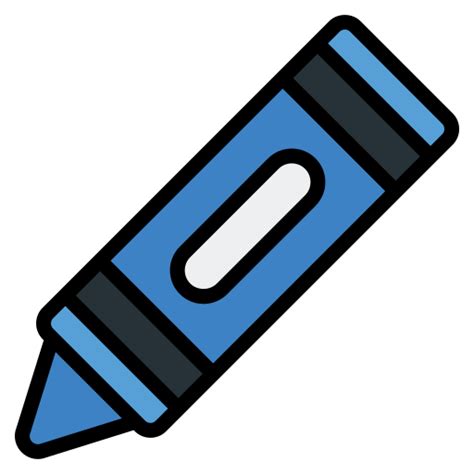 Blue Crayon Clipart