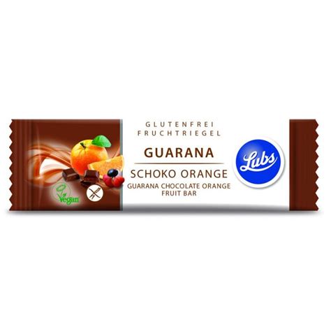 Lubs Guarana Schoko Orange Fruchtriegel 40 G Shop Apotheke