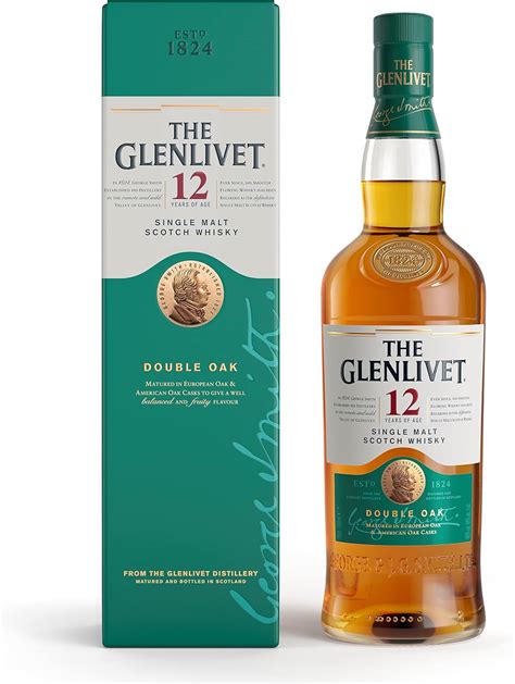 The Glenlivet 12 Year Old Single Malt Scotch Whisky Double Oak 70cl