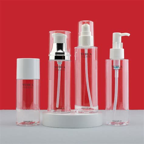 Ml Ml Ml Plastic Lotion Bottle Frosted Transparent Cylinder