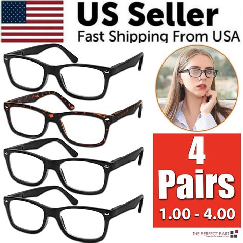 Mens Womens Reading Glasses Pairs Unisex Classic Retro Spring Hinge