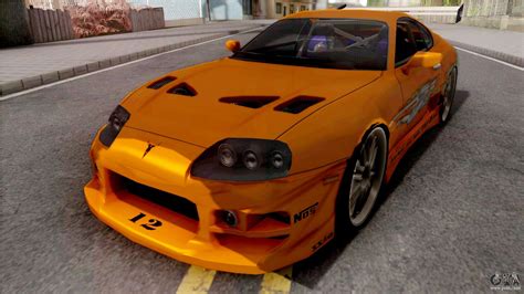 Toyota Supra Fast Furious With O Z Wheel For Gta San Andreas