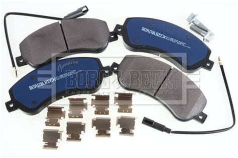 CAPSautomotive Brake Pad Set For Borg Beck 7 BBP1964 WBP24484A 24484