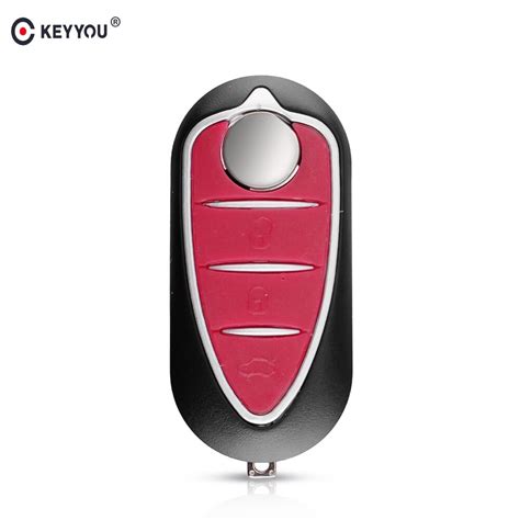 KEYYOU 3 Buttons Remote Car Key Shell Case Fit For Alfa Romeo Mito