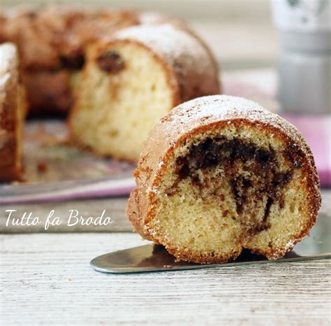 CIAMBELLA ALLO YOGURT Variegata Alla Nutella Tutto Fa Brodo In Cucina