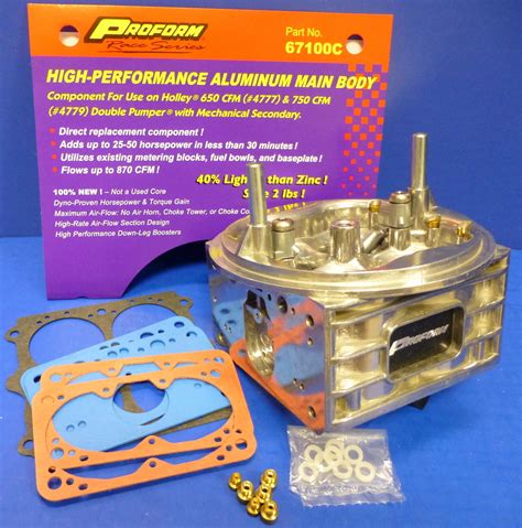 Proform 67100c Replacement Holley Carburetor Main Body 4150 650 700 750