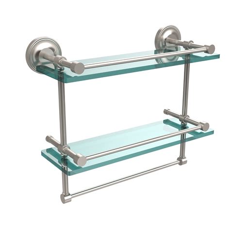 Glass Shelf With Towel Bar For Bathroom Semis Online