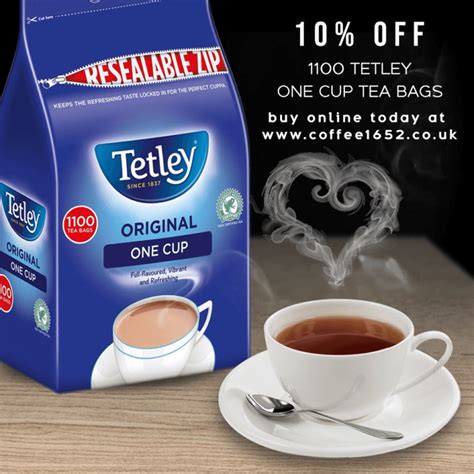 Tetley One Cup Tea Bags 1100 Coffee 1652