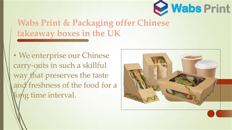 PPT Get Premium Quality Chinese Takeaway Boxes From Wabs Print