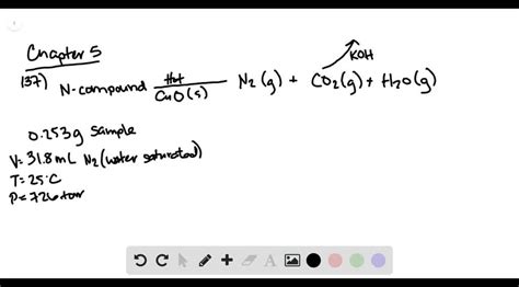 Solved The Nitrogen Content Of Organic Compounds Can Be Determined By