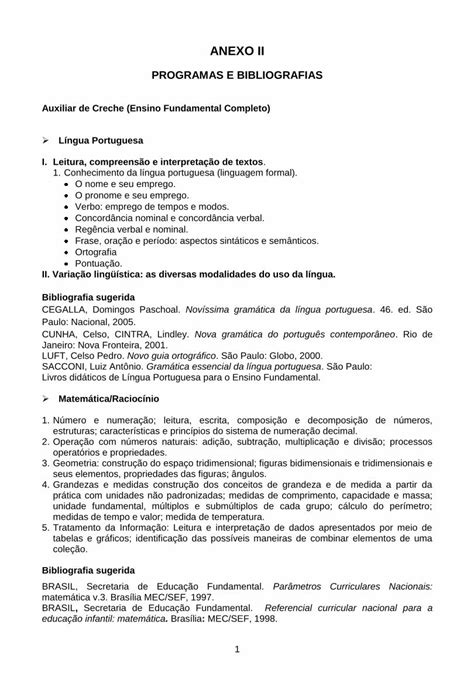 Pdf Programas E Bibliografias Concursos P Blicos Pdf