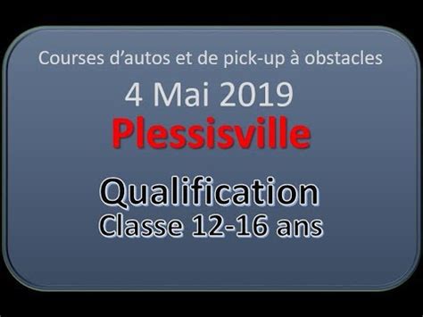 Courses De Bazous Plessisville 4 Mai 2019 Qualification Classe 12 16