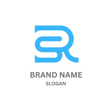 Premium Vector Sr Letter Sr Logo Design