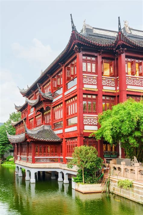 The Traditional Chinese House In Old Town Shanghai China Stock Photo