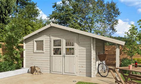 Abri De Jardin Chalet Bois Avec Appentis B Cher Bois De Chauffage