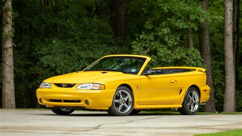 1998 Ford Mustang SVT Cobra Convertible For Sale At Auction Mecum