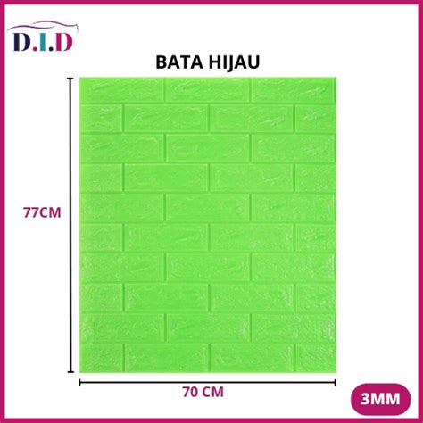 Jual CUCI GUDANG TERMURAH PAKET 10 LEMBAR WALLFOAM 3D FOAM BATA WARNA