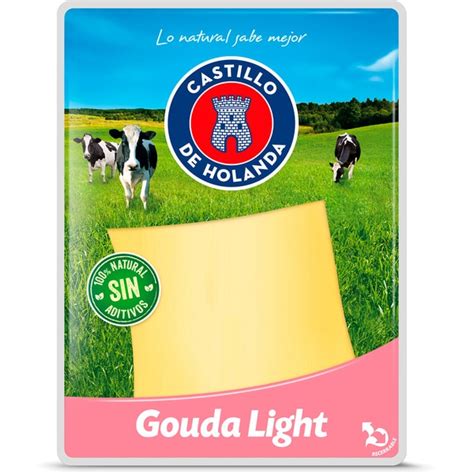 Queso Gouda Light En Lonchas Envase 100 G · Castillo De Holanda