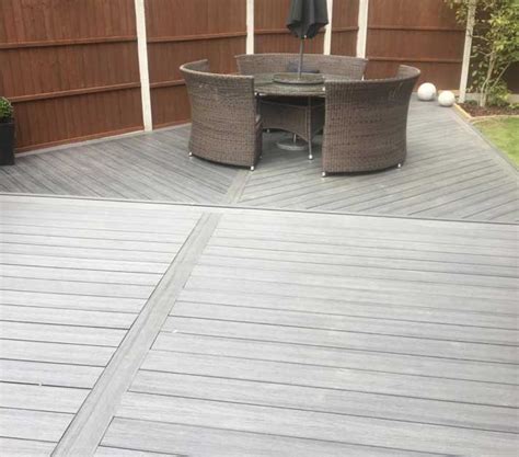 Wood Grain Grey Composite Decking Timeless Collection Cw