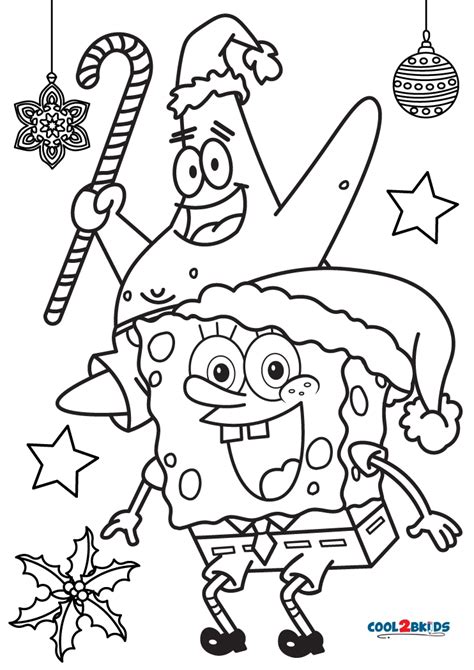 Dibujos De Navidad De Bob Esponja Para Colorear P Ginas Para Imprimir