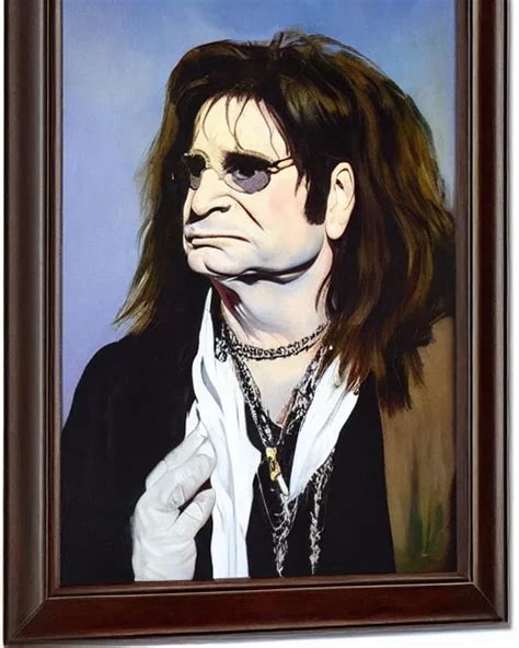 Ozzy Osbourne Portrait Painted By Edouard Manet Stable Diffusion