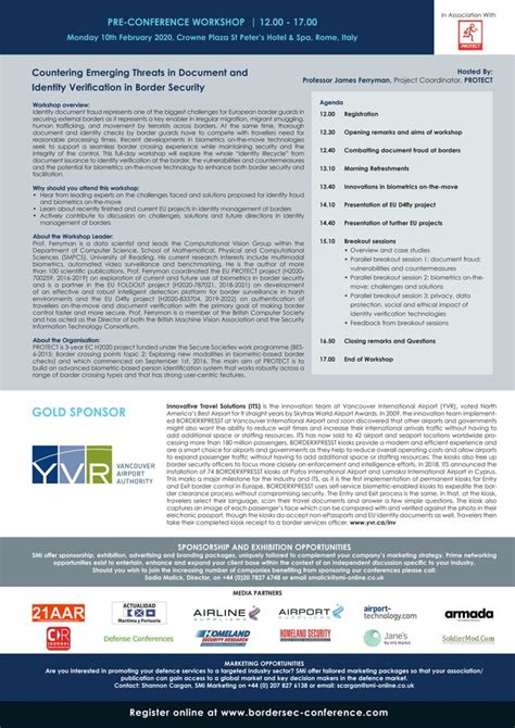 Smi Group S Th Annual Border Security Conference Pdf