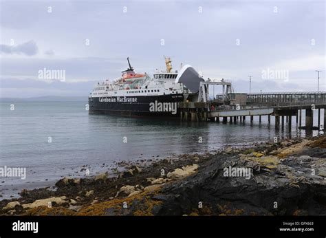 Calmac ferry MV Isle of Mull docked Craignure Mull Scotland September ...