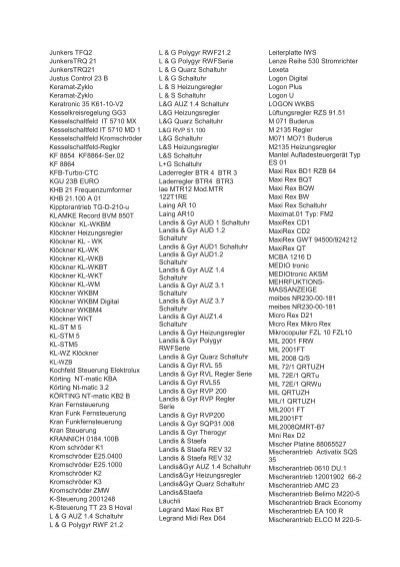 Schaltplan Junkers Trq 21 Wiring Diagram