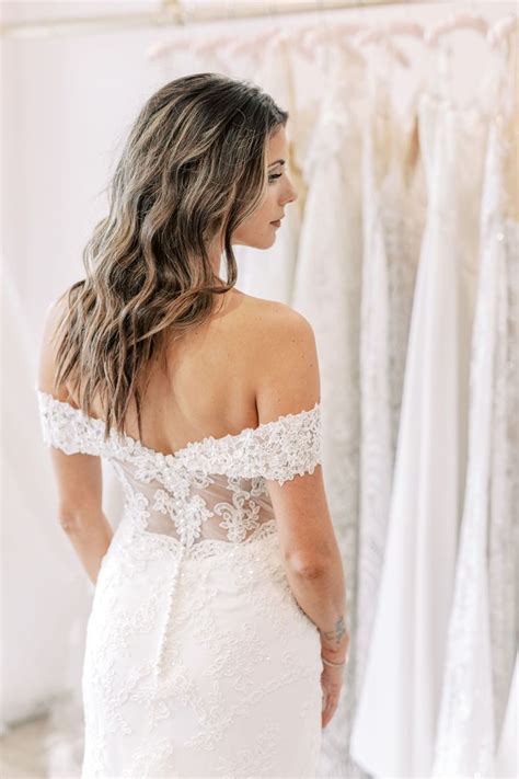 Off The Shoulder Sleeves On Lace Wedding Dress Wedding Dresses