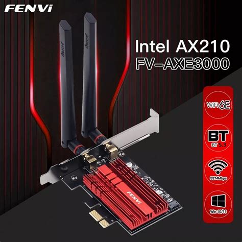 Intel Ax Mbps Tri Band Bt Fenvi Fv Axe R Gaming Wifi E