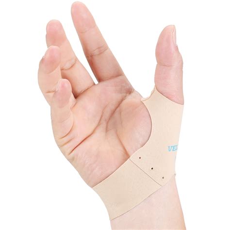 VELPEAU Elastic Thumb Brace Liner Pair Soft Compression Sleeve