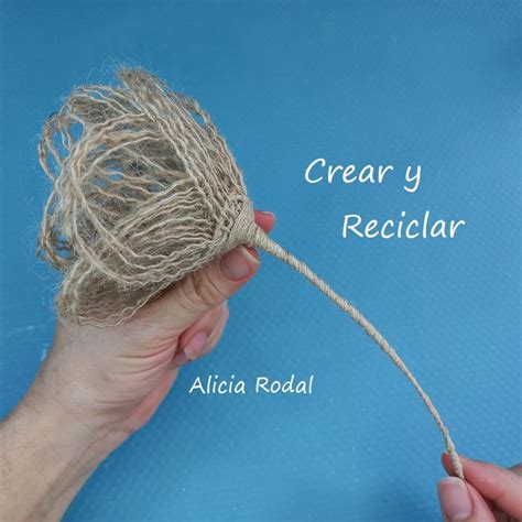 5 Maneras Diferentes De Hacer Flores Con Tela De Arpillera Y Cuerda De Yute Crear Y Reciclar