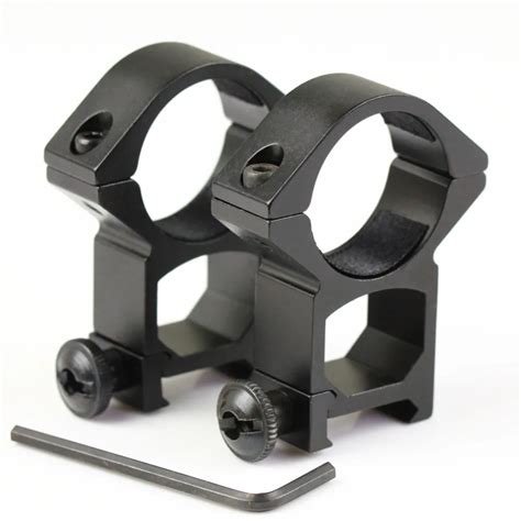 2 Pcs 30mm High Profile Scope Rings 21mm Picatinny Weaver Rail Mount Scope Mounts