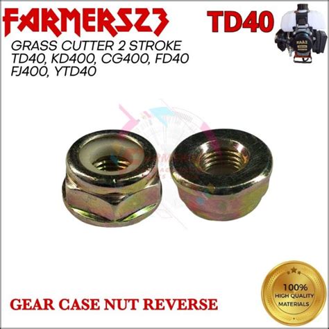 Gear Case Nut Reverse Kawasaki Td40 Kaaz Td40 2 Stroke Grass Cutter