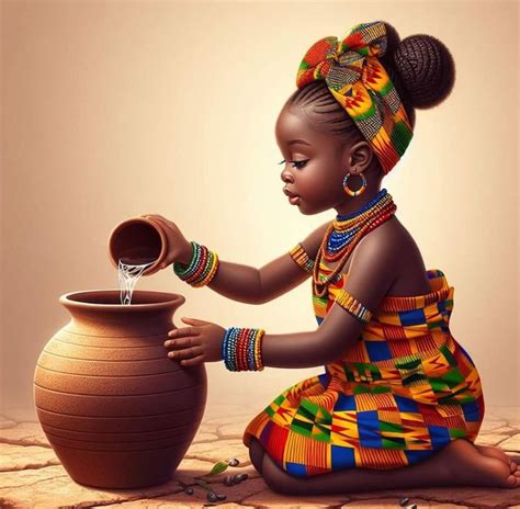 Pin by Danièle Charles donatien on TOILES in 2024 Black baby art