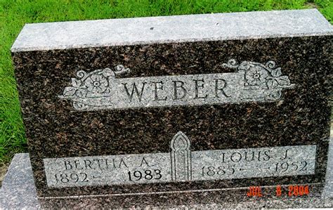 Louis John Weber Monumento Find A Grave