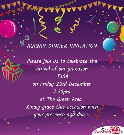 Please Join Us To Celebrate The Arrival Of Our Grandson Free Cards