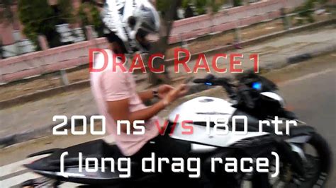 Apache Rtr 180 Vs Pulsar Ns 200 Drag Race Drag Race Rtr180 Vs Ns200