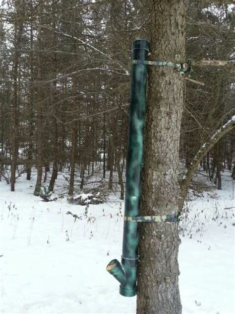 Pvc Deer Feeder That We Made Now Come On Deer Pvc Deer Feeder Deer