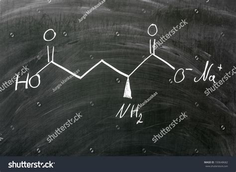 Molecule Structure Of Monosodium Glutamate Royalty Free Stock Photo