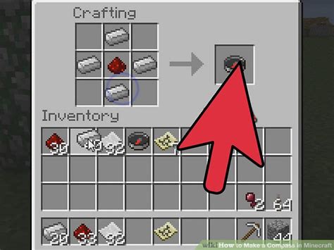 How To Make A Compass In Minecraft Steps With Pictures